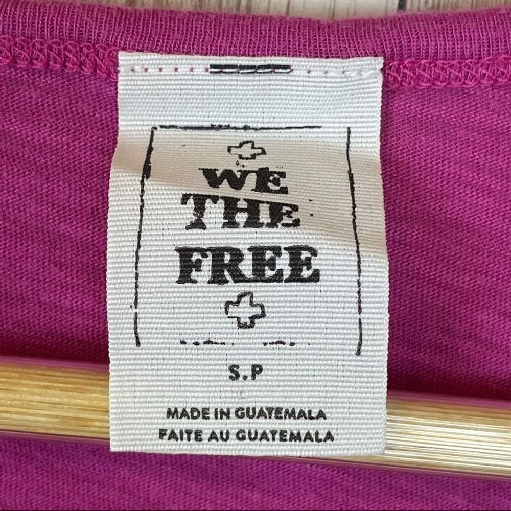 Free People We The Free So Easy Ruffle Sleeve Knit Top Size Small Women